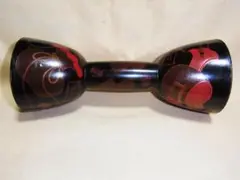 時代和楽器 彩色蒔絵小鼓胴 中宗在銘