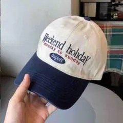 【新品】アメリカ　ベースボールキャップ　ネイビー 古着ストリート アメカジ