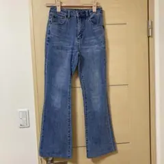 裾上げ済み　GU ￼￼デニムパンツ　サイズS
