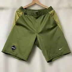 ★送料無料 エフシーレアルブリストル ハーフパンツ M カーキ 中古美品★
