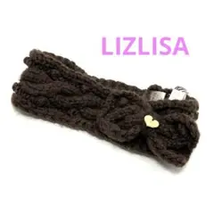 リズリサ　LIZLISA ニット　ヘアバンド　カチューシャ　リボン　ハート　ロゴ