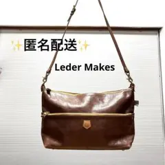 Leder Makes レダーメイクス本革 ショルダー