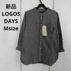 新品☆LOGOS DAYS ガーゼシャツ Mサイズ