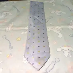 SELIO 薄い青 幾何学模様 ネクタイ