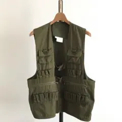 90s KHAKI HUNTING VEST