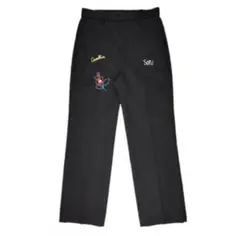 ALMOSTBLACK WVN EMBROIDERY SLACKS