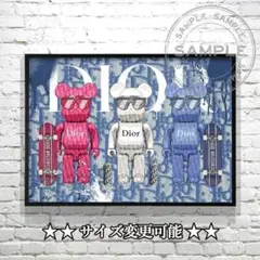 1439 オマージュ アートポスター A4フレーム 海外 インテリア パロディ