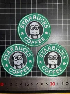 アイロンワッペン③●３枚セット●Starbacks?
