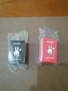 CUNE ブック&バッグミニチュアフィギュア　2個セット