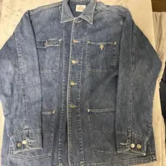 【古着】　カバーオール　デニムカバーオール