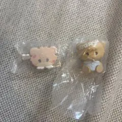 mikko ラテ フロッキーヘアクリップ すわらせ隊