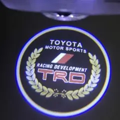 トヨタ TRD ゴールド 翼 カーテシライト カーテシランプ LED 2個セ