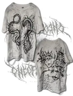 【即購入 可】リメイク ペイント Tシャツ