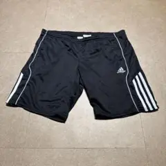 Adidas ジャージ　ハーフパンツ　黒　ブラック　L