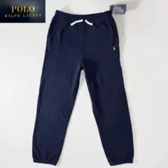 新品 タグ付き ポロラルフローレン スウェットパンツ L ネイビー