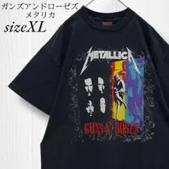 【ラスト1枚】METALLICA × GUNS N' ROSES ブラック