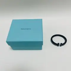 ティファニー スクエアブレスレット ブラックコーティング サイズS