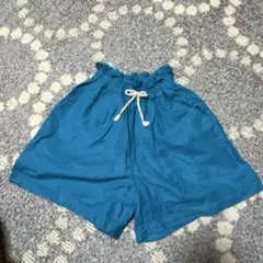 GU ハーフパンツ 150サイズ ブルー　キュロット