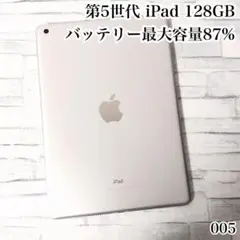 第5世代 iPad 128GB wifiモデル　管理番号：005