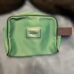 LACOSTE 緑色 クラッチバッグ
