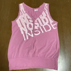 Gross Plus Note ノースリーブ カットソー ピンク M