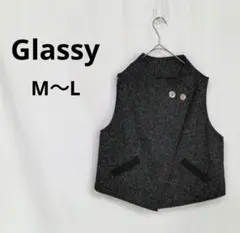 【グラッシー】ベスト　M〜L　黒