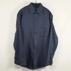 カルバンクライン　シャツ　ネイビー　長袖　Calvin