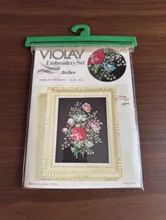 VIOLAY ビオレー　刺繍　アトリエ　額　ブーケ