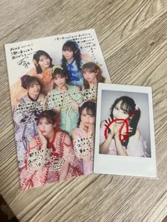 松本かれん　お渡し会　チェキ　ポスカ