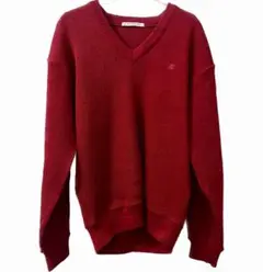 90s USA製　Vネック　ニット