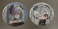nikke ローソン　シンデレラ缶バッジ2個セット
