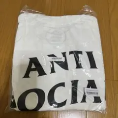ANTISOCIAL Tシャツ MEDIUM ホワイト