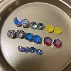 スワロフスキー　Vカット　チャトン　16個セット①