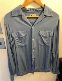 50's van heusen ヴィンテージ オープンカラー レーヨンシャツ