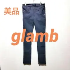 美品　glamb 　グラム スキニーデニム　グレー　　サイズ2　M相当