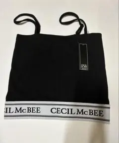 CECIL McBEE ビスチェ(ブラック)