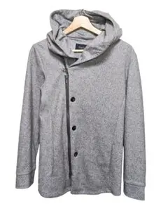 Tornado Mart ジップ×ボタン フーデッドジャケット