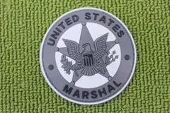 嵌込型 US MARSHALS USMS マーシャル バッジ レザー レプリカ Amazon.co.jp: USMS US MARSHAL USマーシャル バッジ バッヂ 嵌