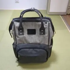 OutdoorMaster マザーズバッグ グレー/ブラック