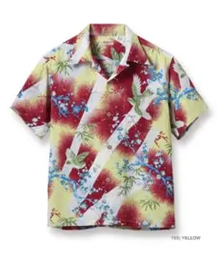 RAYON HAWAIIAN SHIRT/SPARROW FLY AROUND