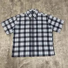 OLD 短丈　ショート丈　チェックシャツ　cityboy 古着　ボックス