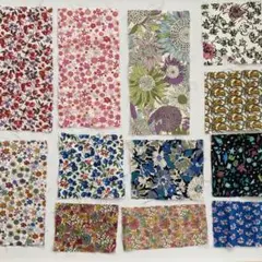 LIBERTY リバティ はぎれ カットクロス 13枚