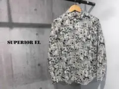 SUPERIOR E.L スペリオール エル 78716 アメコミ柄 長袖シャツ