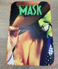 映画 THE MASK マスク ブリキ看板 メタルサイン ジム・キャリー 防水