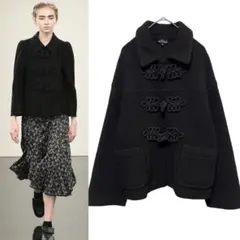 ♥️新品未使用♥️COMME des GARCONS TAO 黒トリミングコート ♥️新品未使用♥️COMME des GARCONS TAO 黒トリミングコート