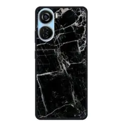 リベロ5GIV　ケース　大理石調　黒　zte　libero5g4　スマホケース