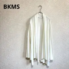 【大きいサイズ】BKMS トッパーカーディガン ホワイト 5L