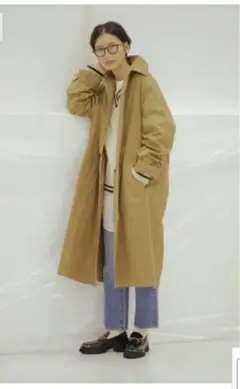 【HTS】 COTTON BALMACAAN COATコート ブラウン 新品