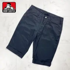 BEN DAVIS ロールアップショートパンツ 黒 サイズ30*ED1121