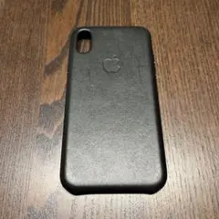 iPhoneX 純正 レザー ケース